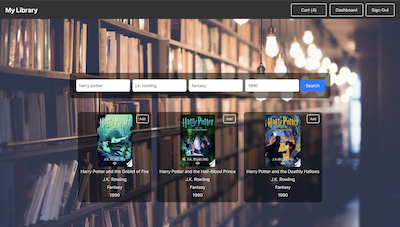 Full-Stack Library Management App